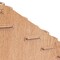 Craft Paint & Brush Organizer Rack, Holds up to 60 Bottles (52 1-inch and 8 1.47-inch) and 22 brushes - 14 x 8 Inches, Wood Finish, Light brown, 14.1 x 9.6 x 4.3